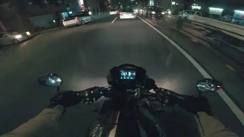 第一视角摩托车bgm自制东京夜晚街道骑行201811