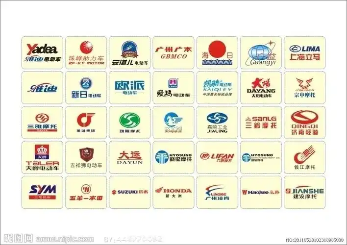 摩托车电动车标志图片