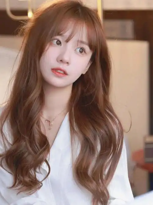 染完我真的爱哭了什么神仙梨木棕发色