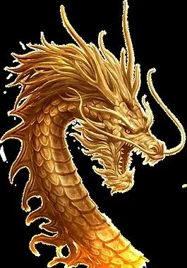 金色的龙透明素材图