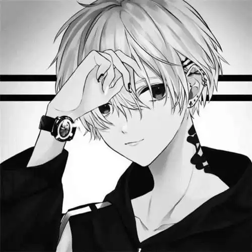 二次元头像男高冷帅气黑暗系