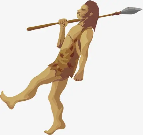 原始人类原始人类卡通插画
