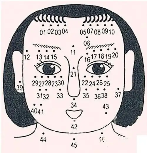 痣图解面痣分析女人男人篇后背胸口手腕脚