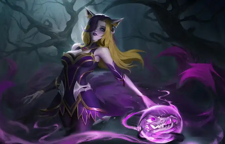 lol阿狸魔女皮肤壁纸图片