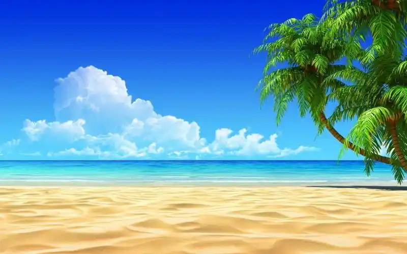 蓝天大海风景高清壁纸图片