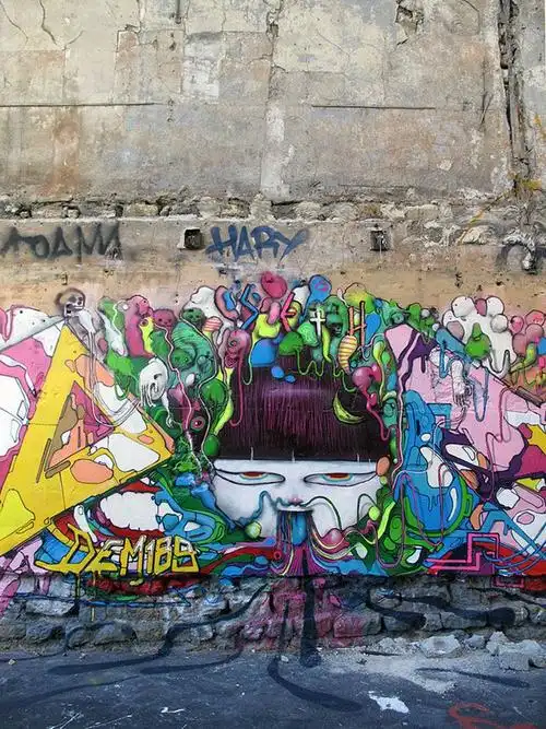 创意无穷 涂鸦艺术游遍全球(组图)-手机凤凰网