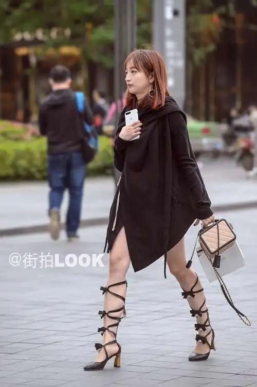 2017成都太古里街拍五月特辑一成都美女气质与时尚并存