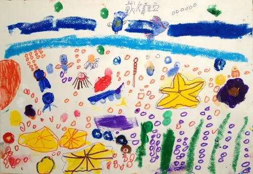 海底世界手指画图集