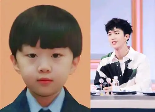 王一博晒童年照,小脸蛋鼓鼓很可爱,有这些特征的孩子越长越好看