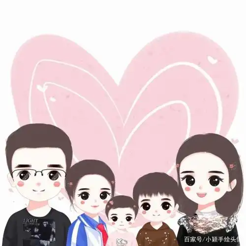 全家福头像,家有儿女,幸福之家微信头像