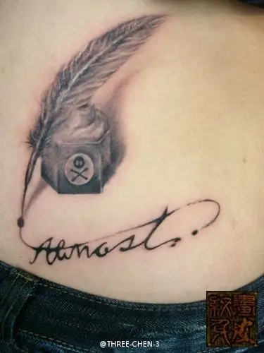 那里纹身的图案都很潮流!  女孩纹在胸口哪里应该会好看!