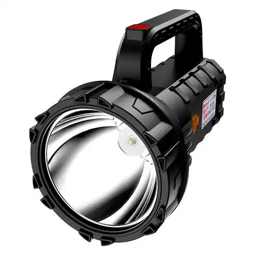 德国进口强光手电筒充电超亮户外防水探照灯手提灯远射家用便携式