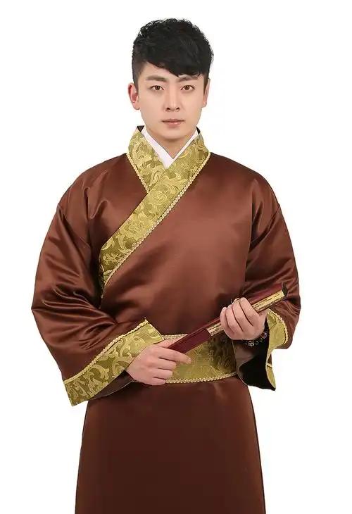 古装服饰男士汉服演出服男戏服改良直裾侠士书生服古装侠客服汉朝.