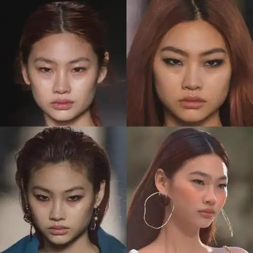 她一度丑成全网p图素材如今这张麻子脸却统一亚洲审美