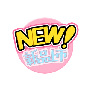 new新品上市可爱卡通少女撞色pop字