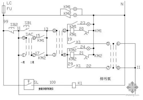 排污泵控制原理