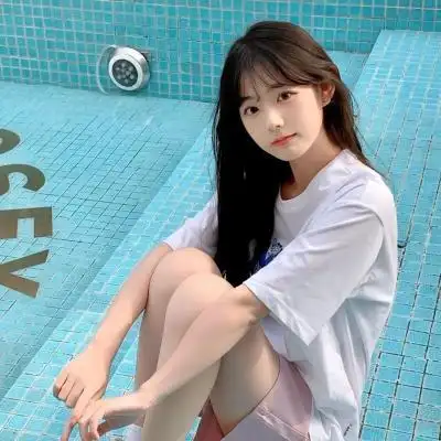 好看又可爱的小清新蓝色女头_女生头像_美头网