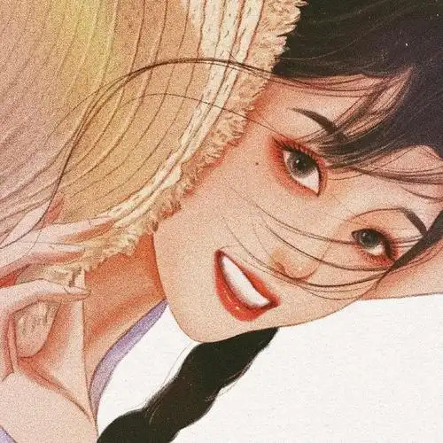 2021最新微信手绘女生头像