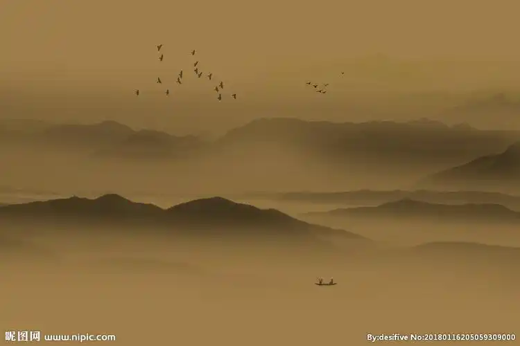 水墨山水画图片