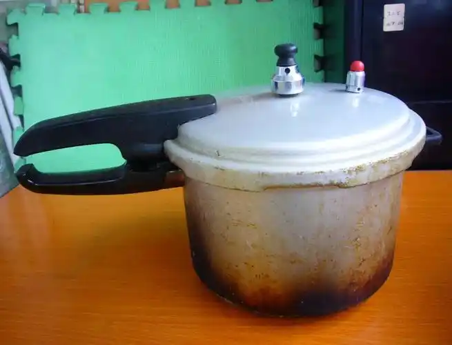 原创大妈用高压锅煮粥整个厨房被炸毁网友这种锅家里有它没我