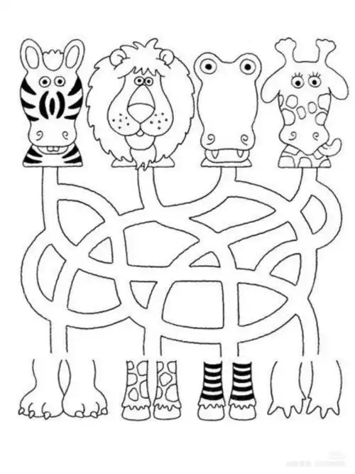 幼儿园趣味迷宫 - 堆糖,美图壁纸兴趣社区