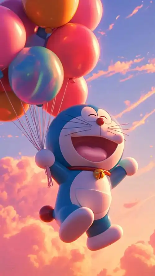 无水印动漫壁纸#可爱卡通哆啦a梦壁纸