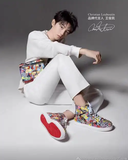 王俊凯成红底鞋首位代言人cl看好中国年轻市场