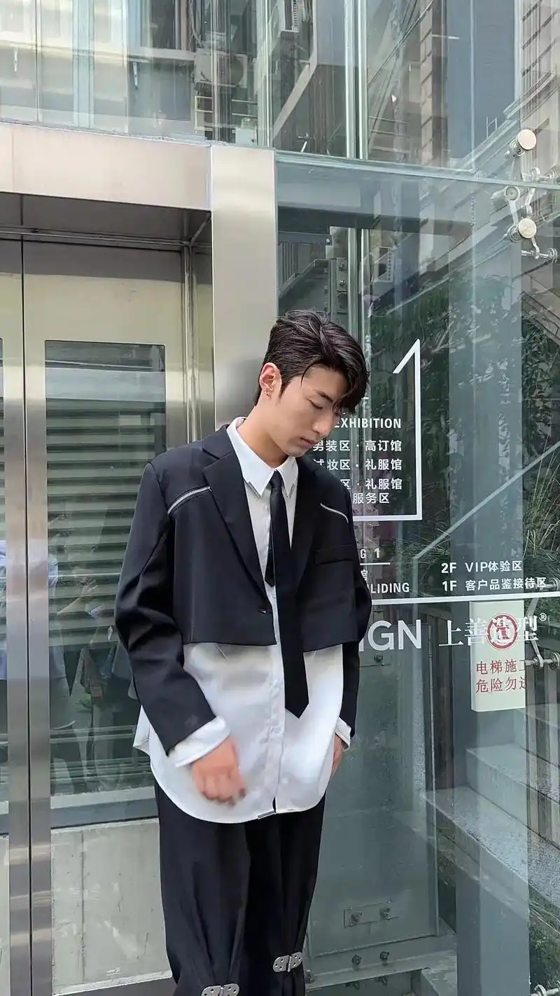 韩系三七分男士发型推荐 韩式气垫烫 #男士发型 - 抖音