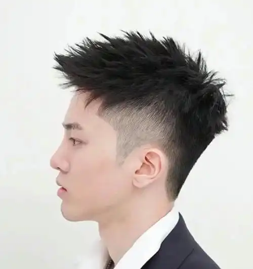 男士前刺发型
