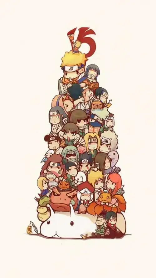 火影忍者全部人物的手绘画