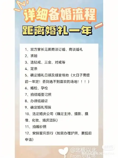 备婚拒绝婚前摆烂焦虑极简版婚礼筹备流程