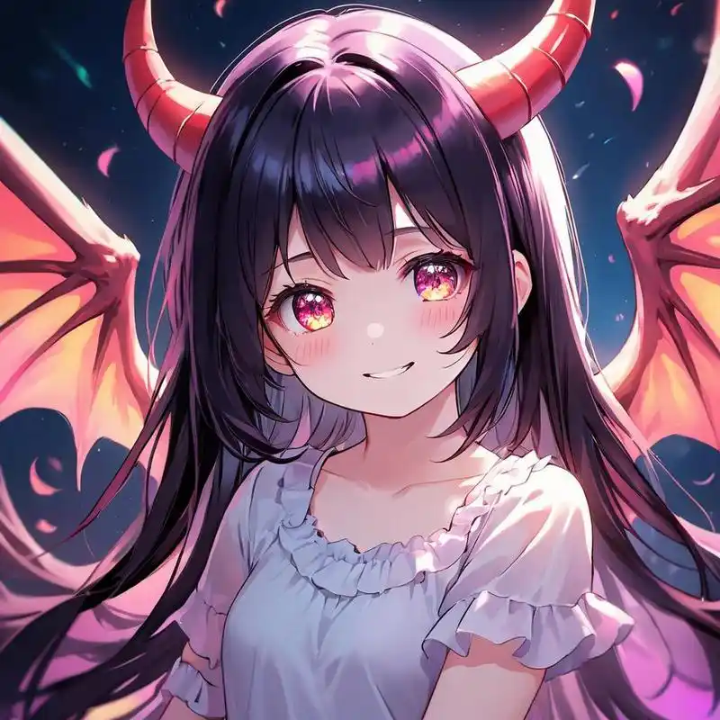 小恶魔少女 女生头像 优质头像 氛围感拉满的头像 头像 头像分享