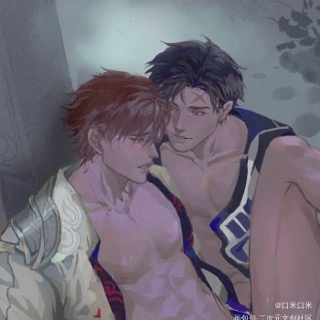 嘘_曜白王者荣耀东方曜李白同人绘画作品