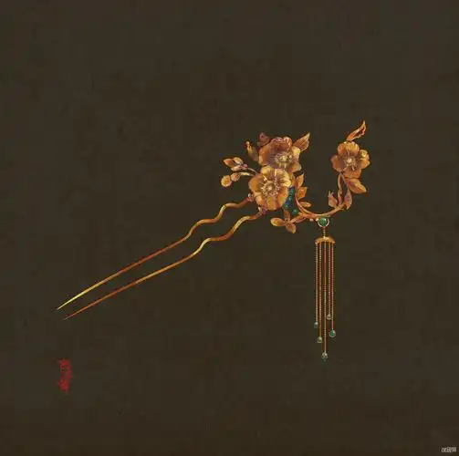 一款古风头饰素材,增加小细节,可商用~喜欢古风小伙伴可进主页关注一