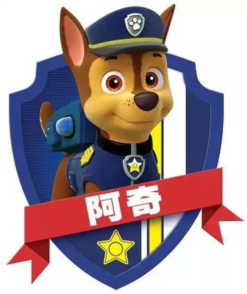 汪汪队的狗牌简笔画丨