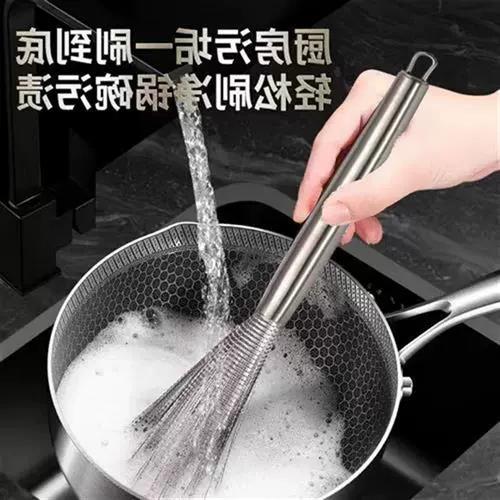 厨房不锈钢锅刷316家用刷锅刷子钢丝球洗锅洗碗去污清洁清洁神器