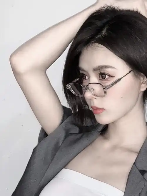 金属长方形半框韩版斯文败类米钉太阳眼镜小红太阳眼镜