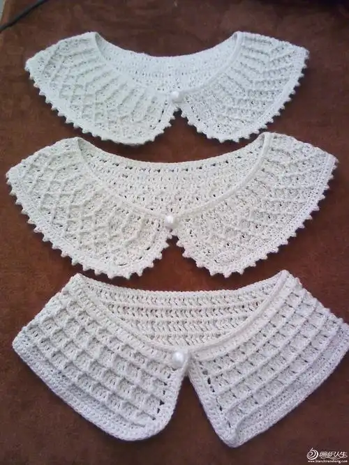 大方得体钩针编织领饰两款
