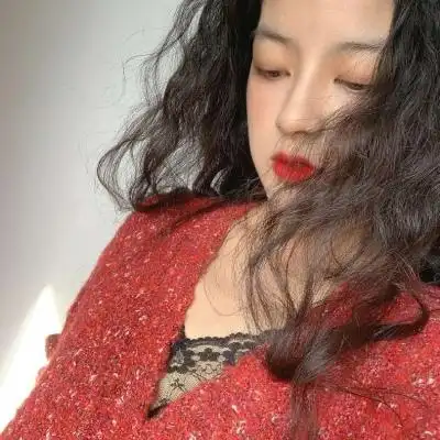 复古港风红色系韵味女头 "你是_女生头像_我要个性网