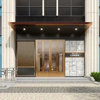 现代门头3d模型