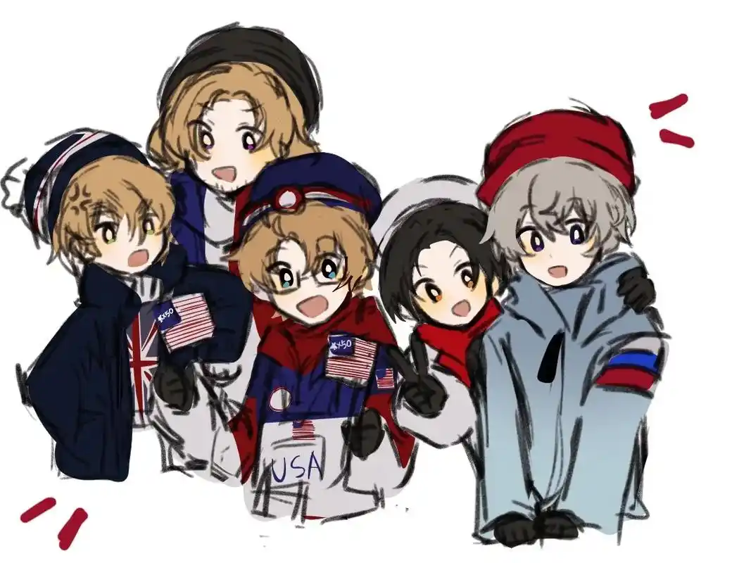 aph #黑塔利亚 #国潮年俗拟人 #联五 #王耀 #摸鱼 - 抖音