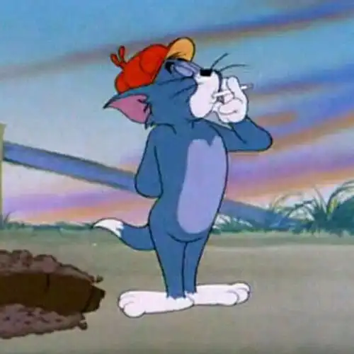 求这张汤姆猫抽烟的高清图片