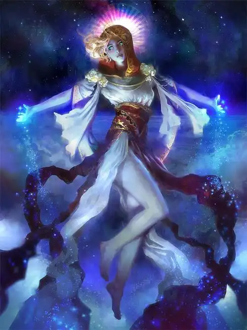 she is an alchemist who has been transforming half of her