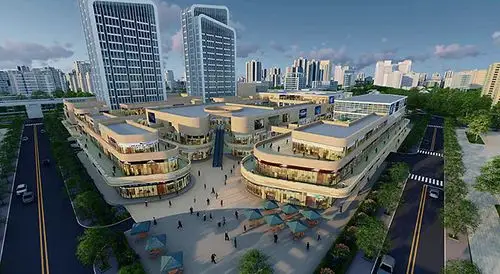 扬州大型商业综合体九久奥莱城市广场设计亮点赏析