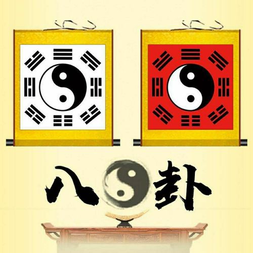 太极八卦图挂画风水先天八卦镇宅旺宅易经挂画阴阳八卦图