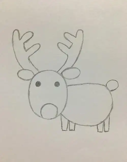 鹿的简笔画图片大全 鹿的简笔画图片大全简单唯美 | 多想派