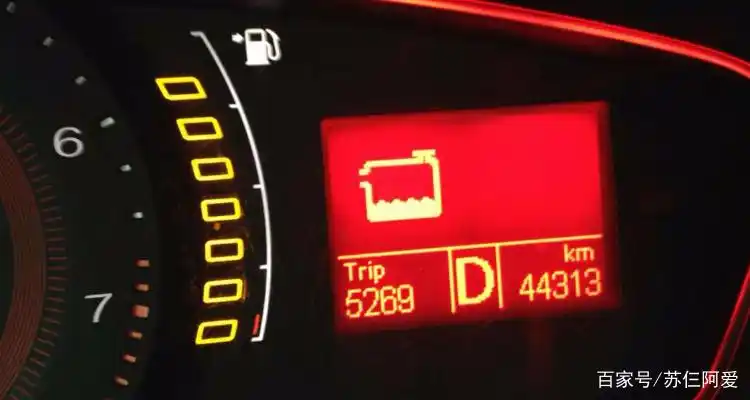 冷却液不足标志