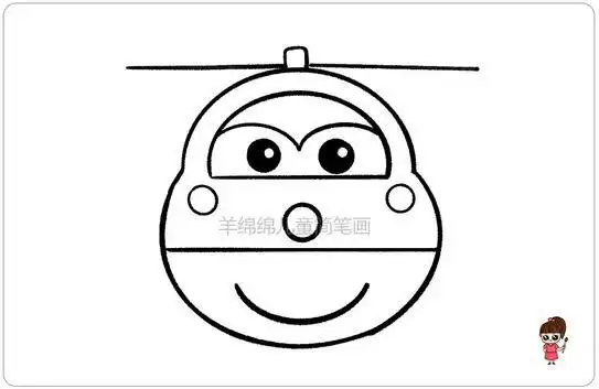 韵妈简笔画超级飞侠乐迪韵妈简笔画超级飞侠乐迪简笔画乐迪 简单好学