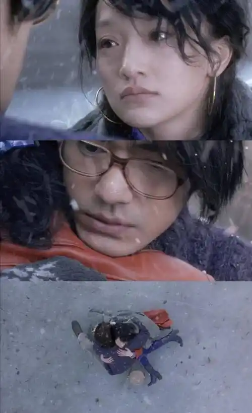 周迅和金城武在雪中相拥的画面一直记得.