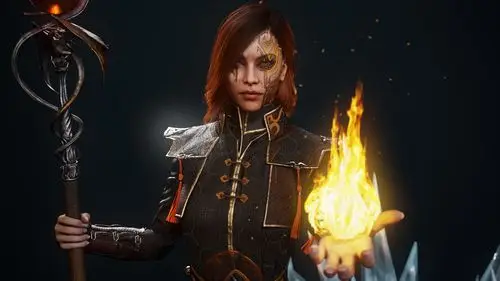 《女巫》"由cedric peyravernay为《暗黑破坏神4》制作的概念开始